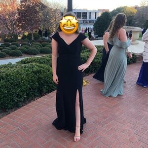 Xscape black formal dress size 12